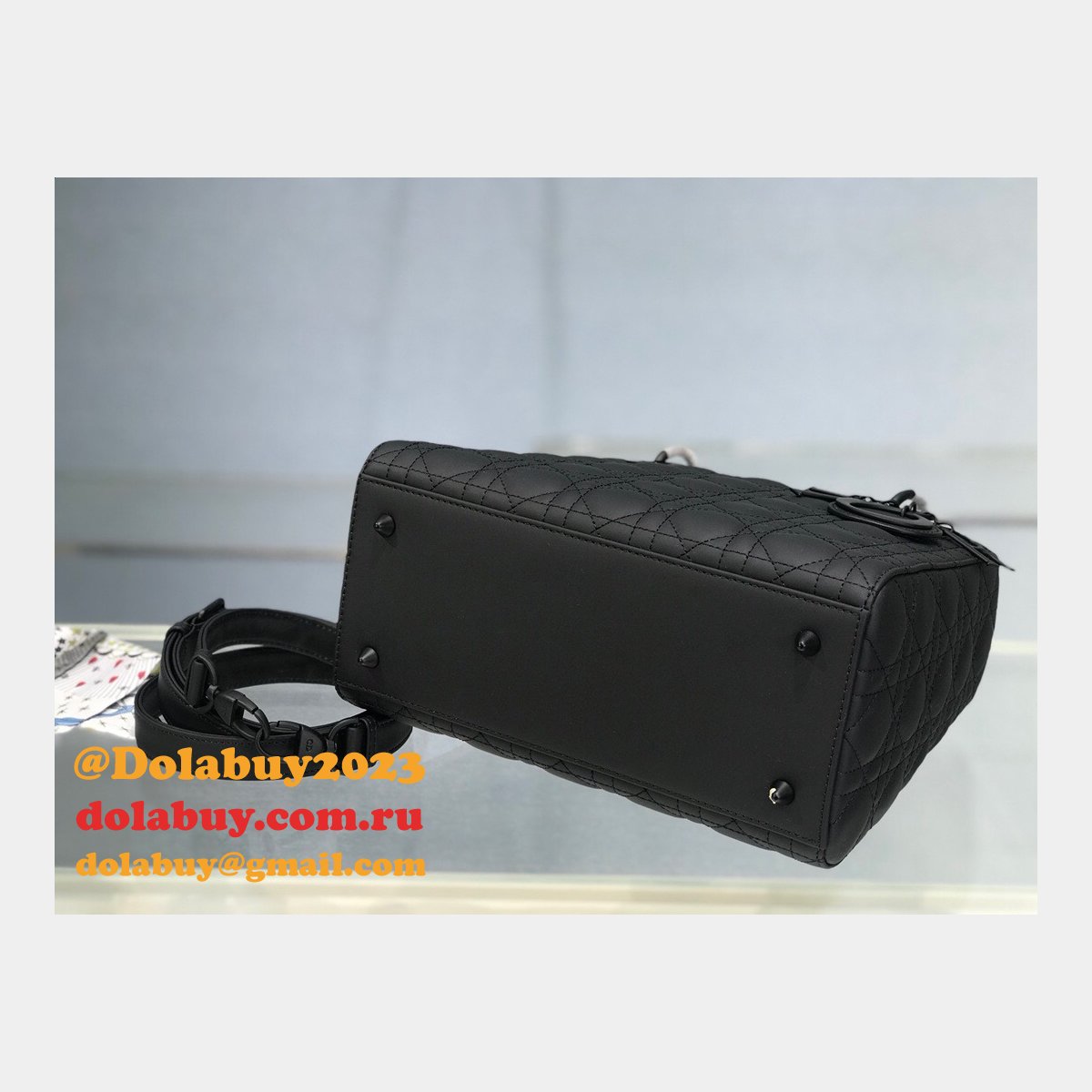 Replica Christian Dior Knockoff Lady Dior 24cm Purses
