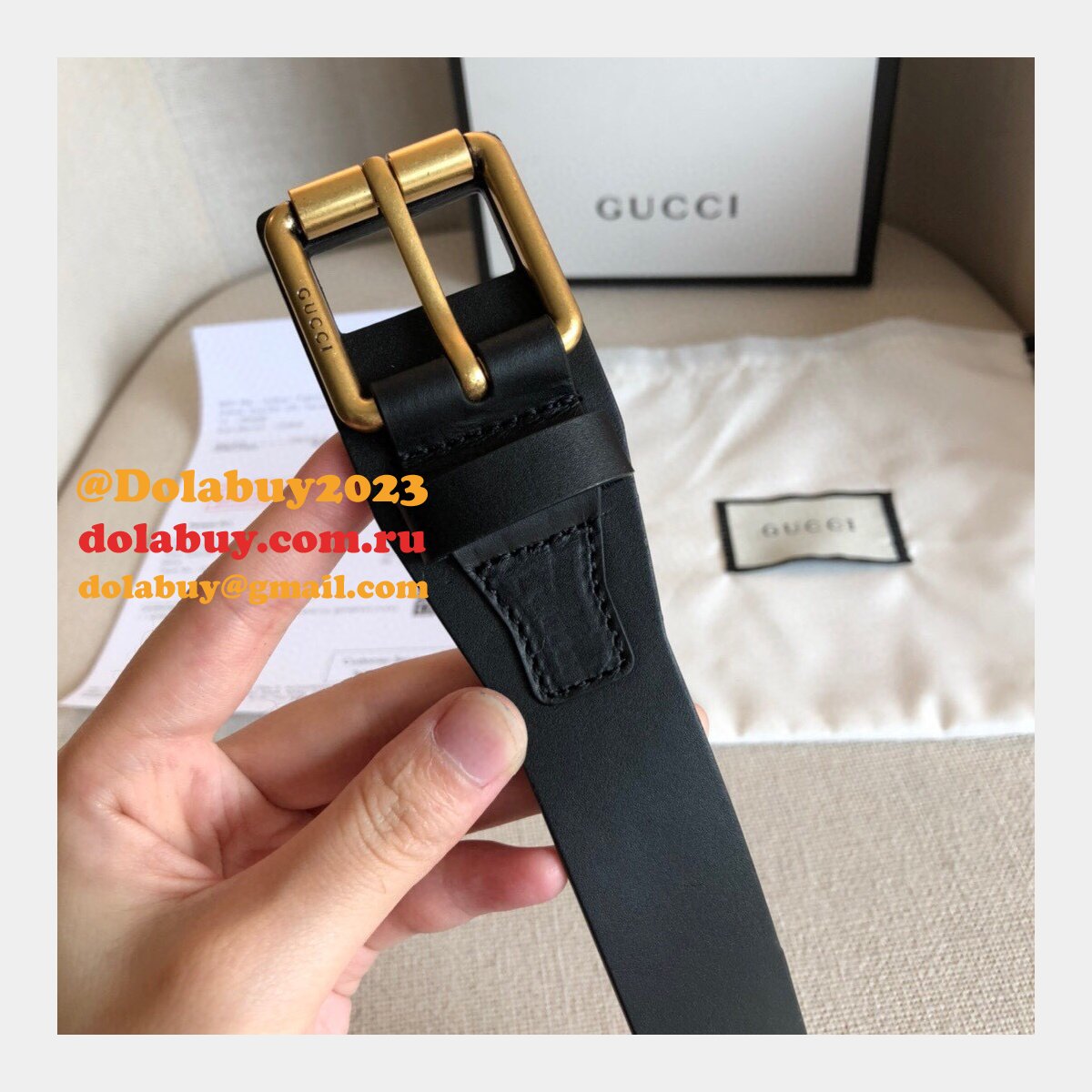 uk G*u*i 30mm replica belt black