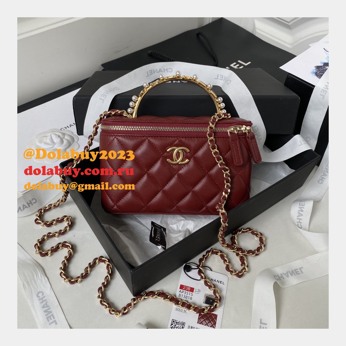 Top Quality Clutch 7 Star 1:1 Replica AP3515 Chain Bag