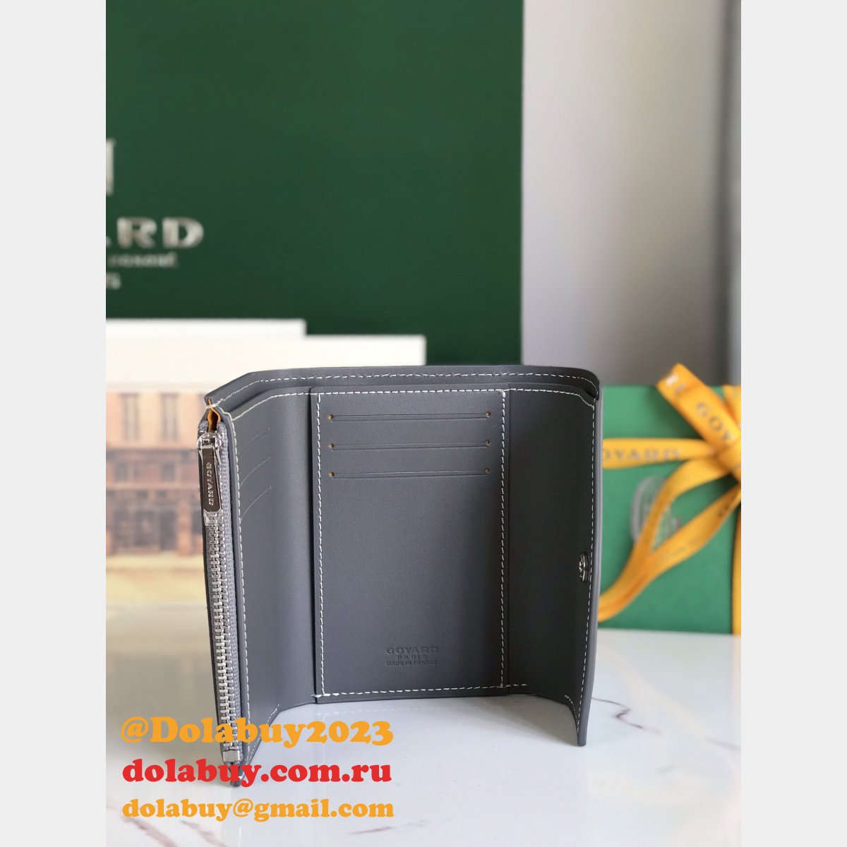Top Quality Goyardine Saint-Gabriel wallet