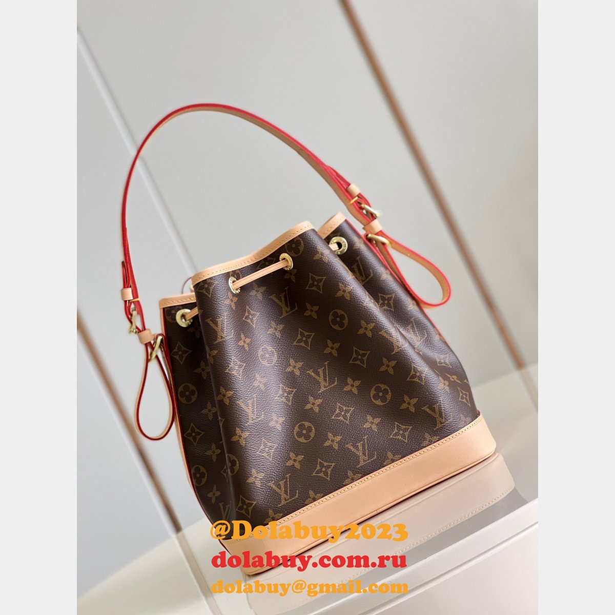 Louis Vuitton Fake M40818 Petit Noé Monogram Luxury Brown
