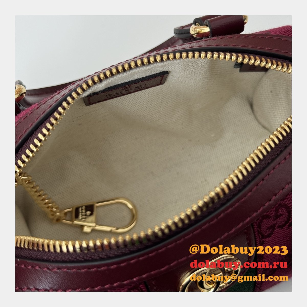 Gucci Knockoff 781490 Ophidia Super Ebony Supreme Bag