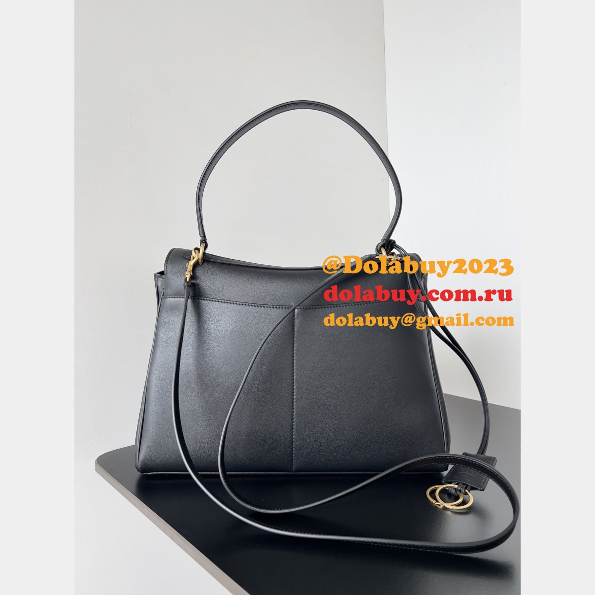 Balenciaga 789779 Black Rodeo Hand Shoulder Replica Bag