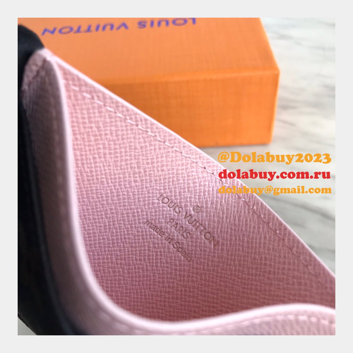 Knockoff LV Card Holder Monogram Canvas M61733