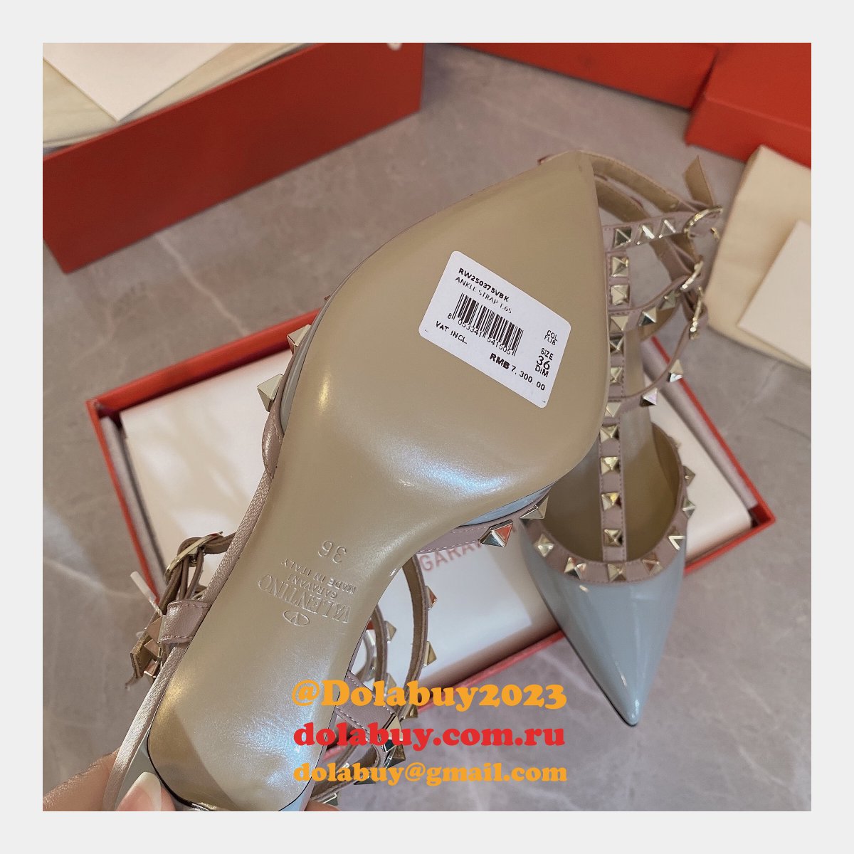 Fashion Valentino high heels Perfect Cheap High End Replica