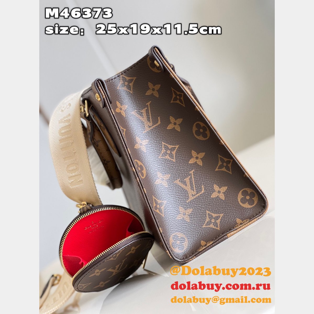 OnTheGo Knockoff Louis Vuitton M46373 Autres Toiles Monogram Bag