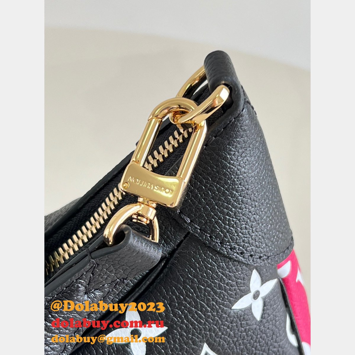 Louis Vuitton Best Quality M46113 Bagatelle Monogram Empreinte Leather Handbags