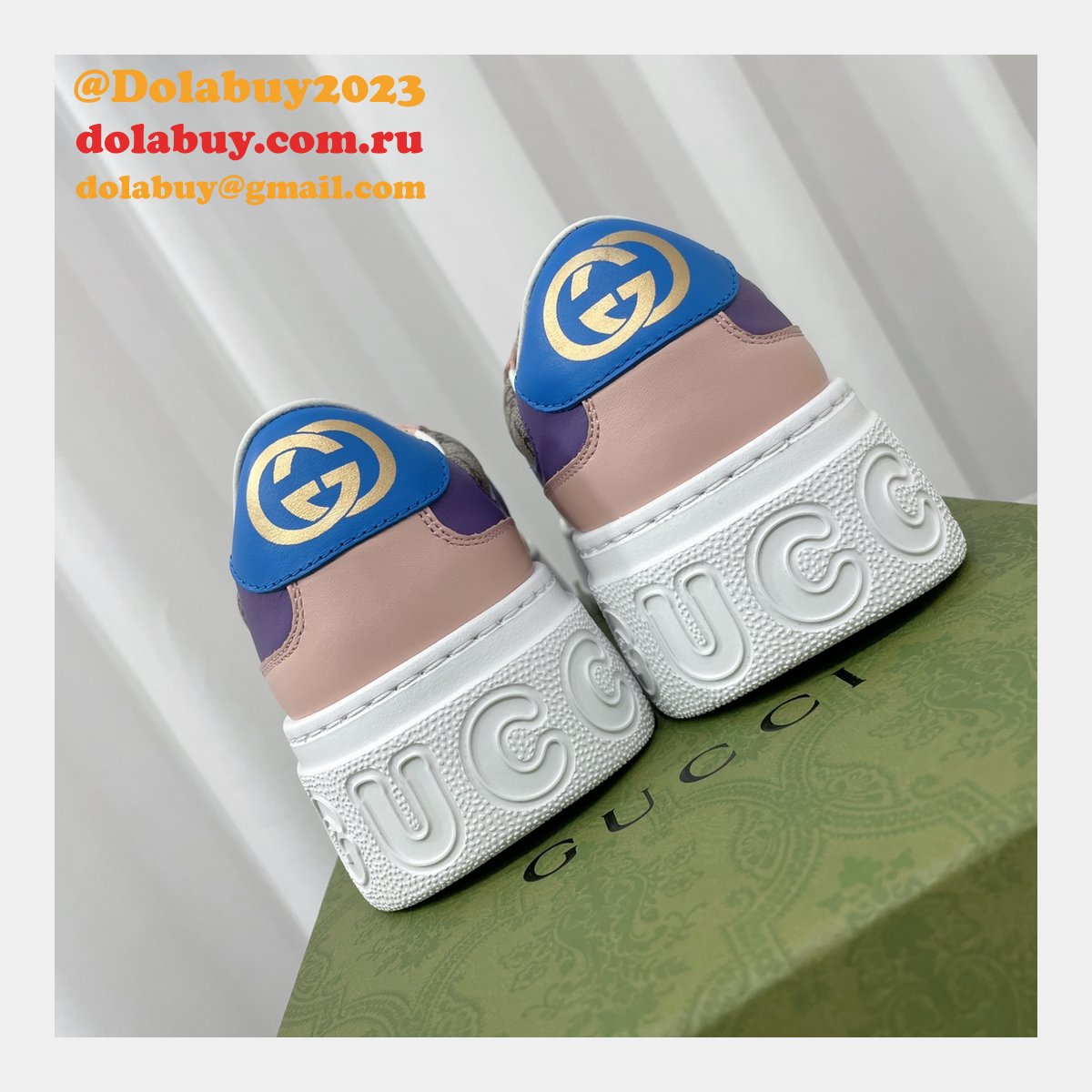 buy cheap designer replica gg couple platform G*u*i shoes