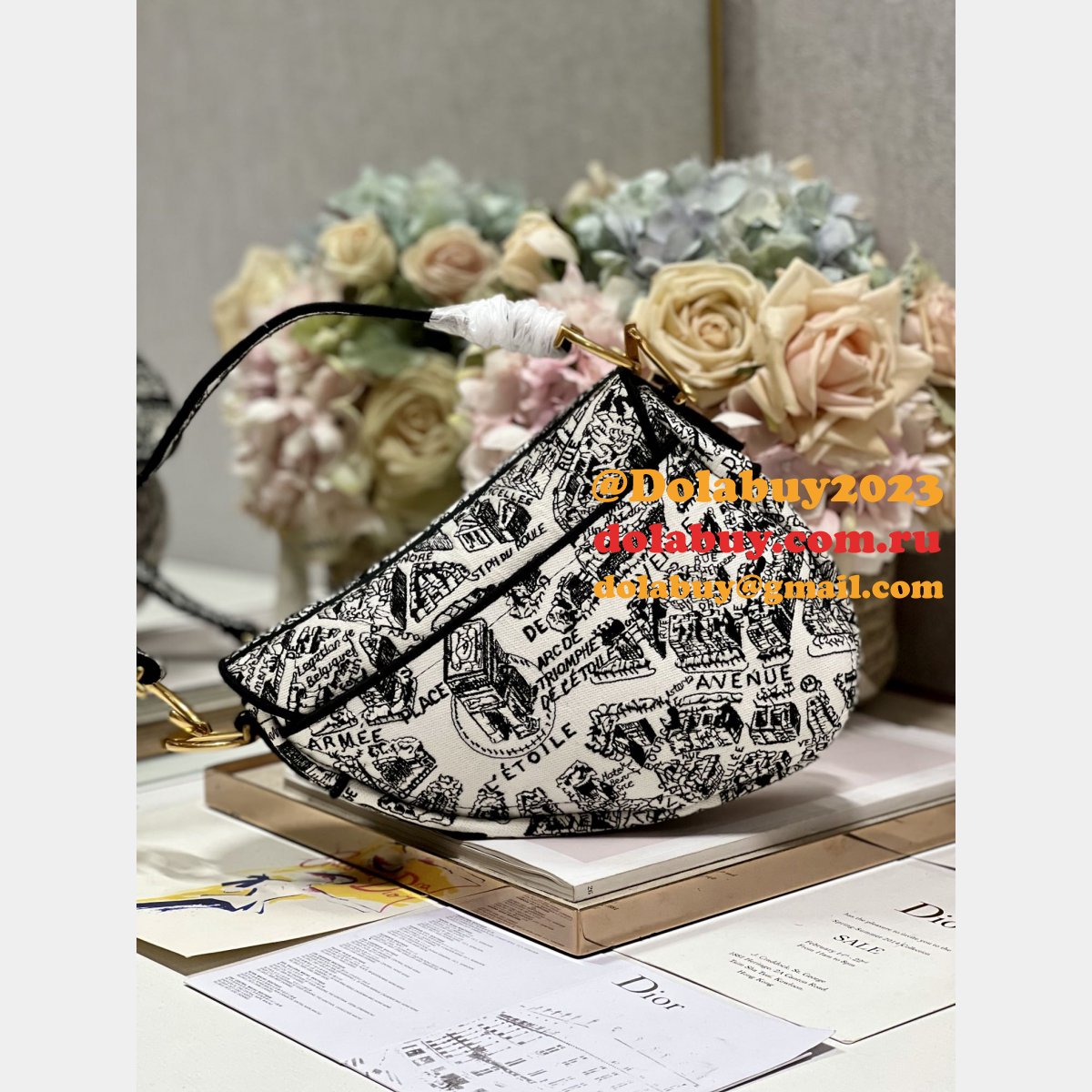 Best Quality Replica Oblique Saddle Christian Dior 9012/0446 Bag