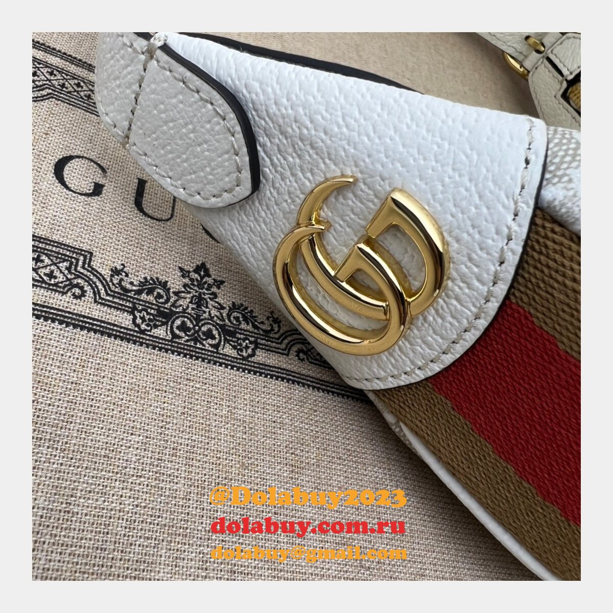 highest quality designer replica G*u*i 658551 ophidia gg mini bag