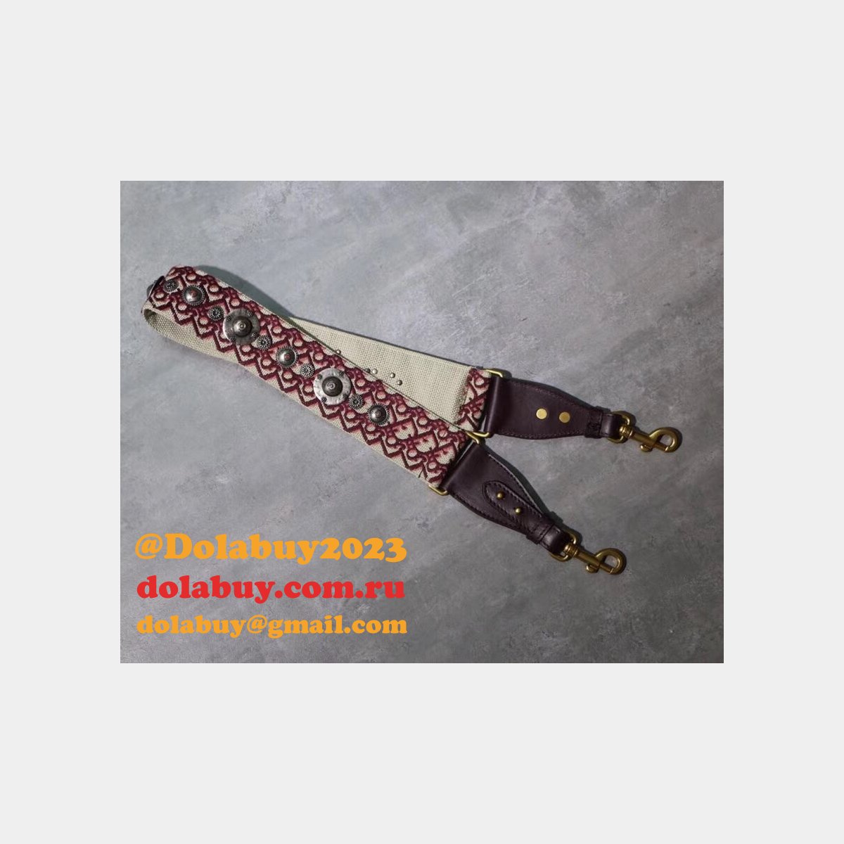 Fashion Christian Dior SHOULDER Embroidery STRAP UK