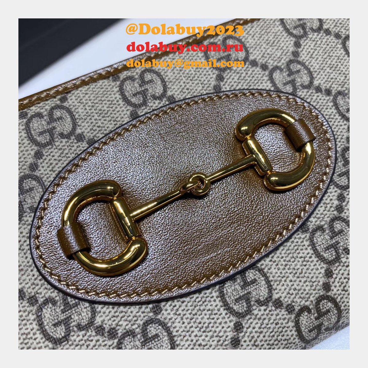 best G*u*i replica 621889 1955 horsebit zip around wallet