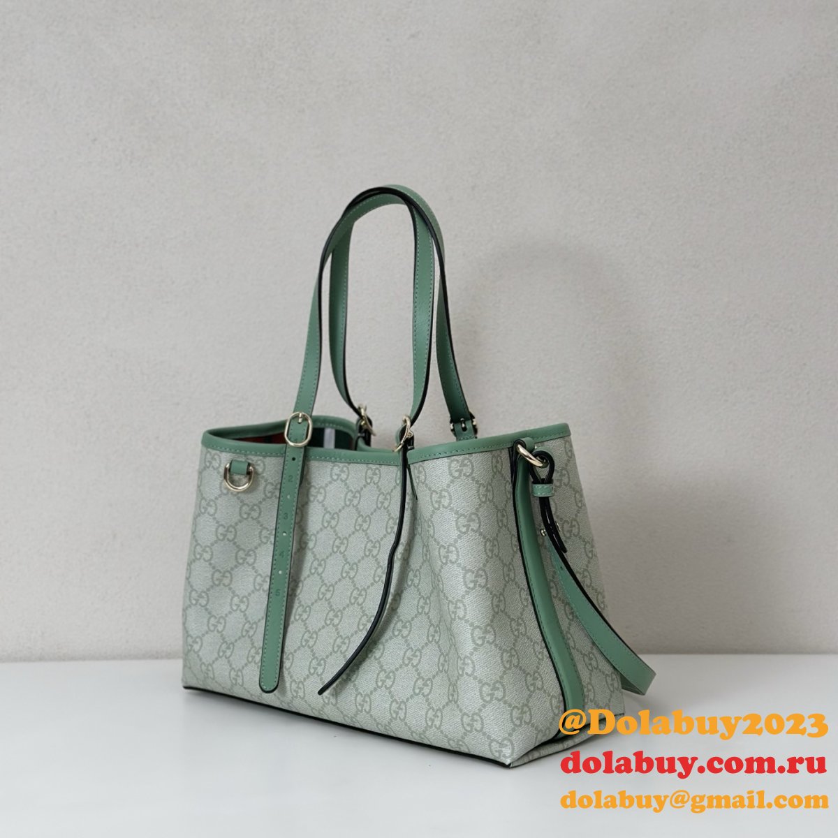 Gucci Inspired GG Emblem Small Tote Shoulder 815214 Bag