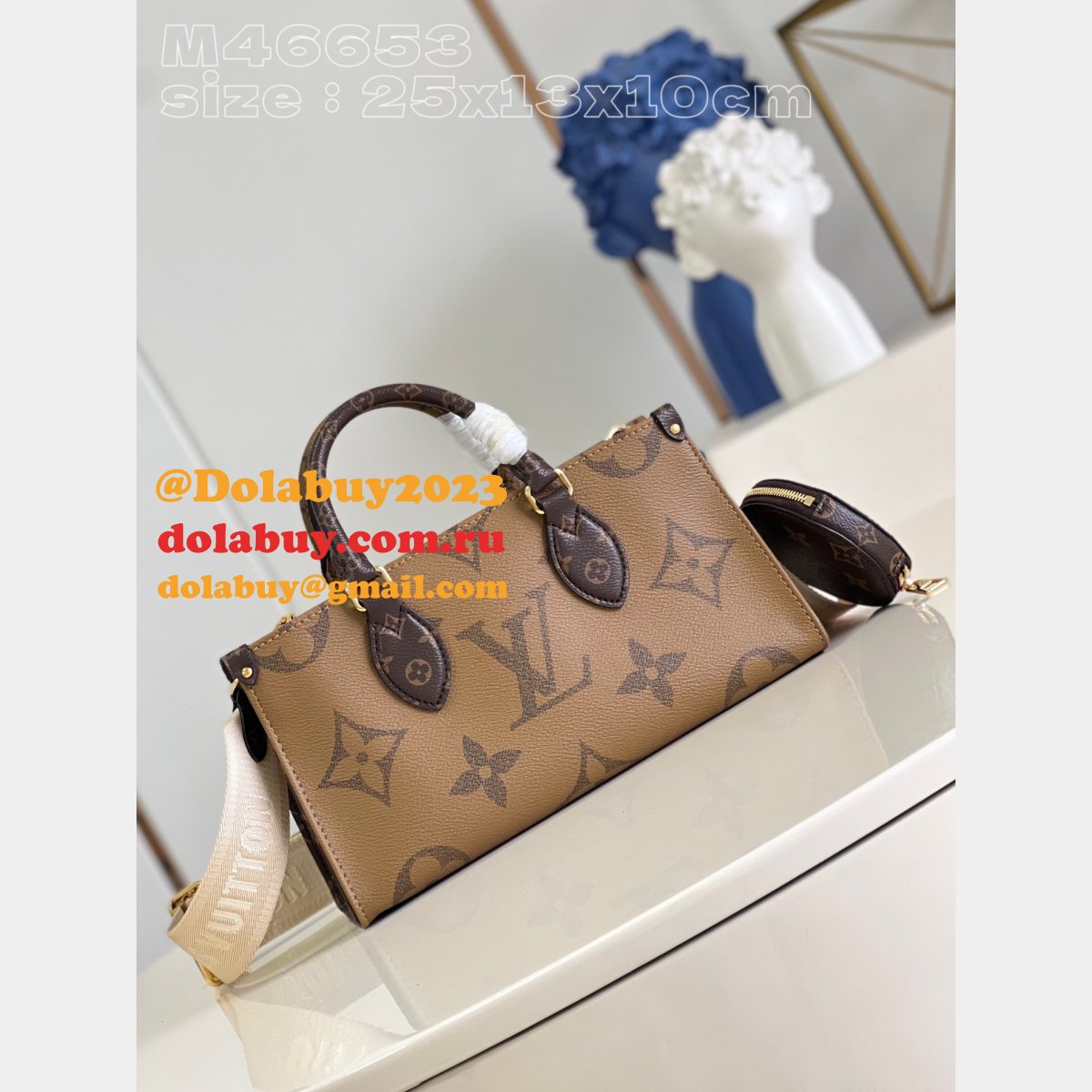 OnTheGo East West Cheap Louis Vuitton Outlet Copy M46653 Bag