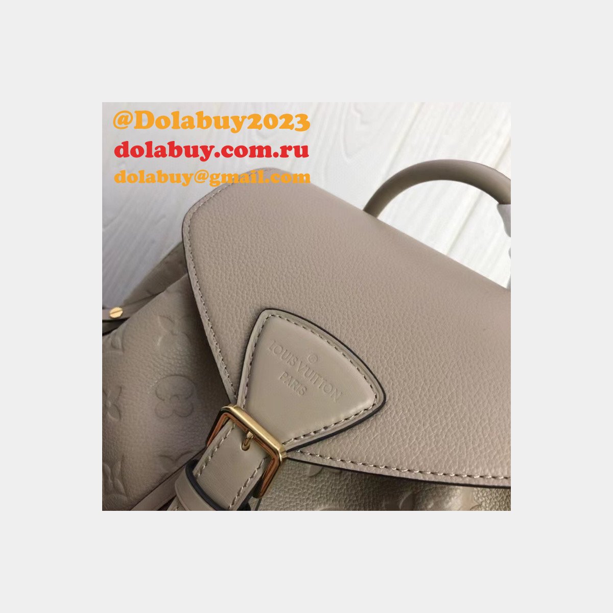 Replica LV Montsouris Backpack Monogram Empreinte Leather