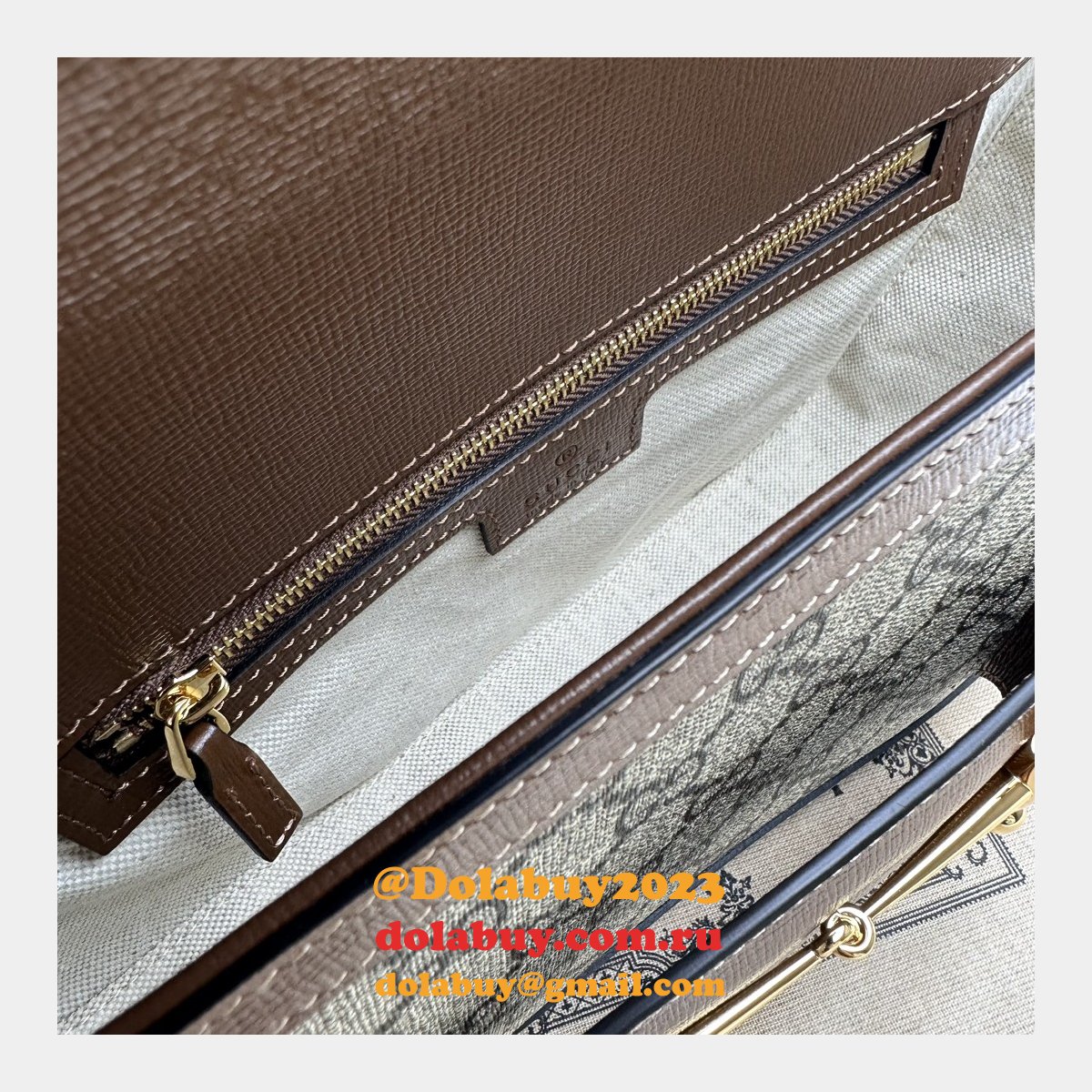 Top Quality 764155 Horsebit Shoulder 1955 Gucci Inspired Bag