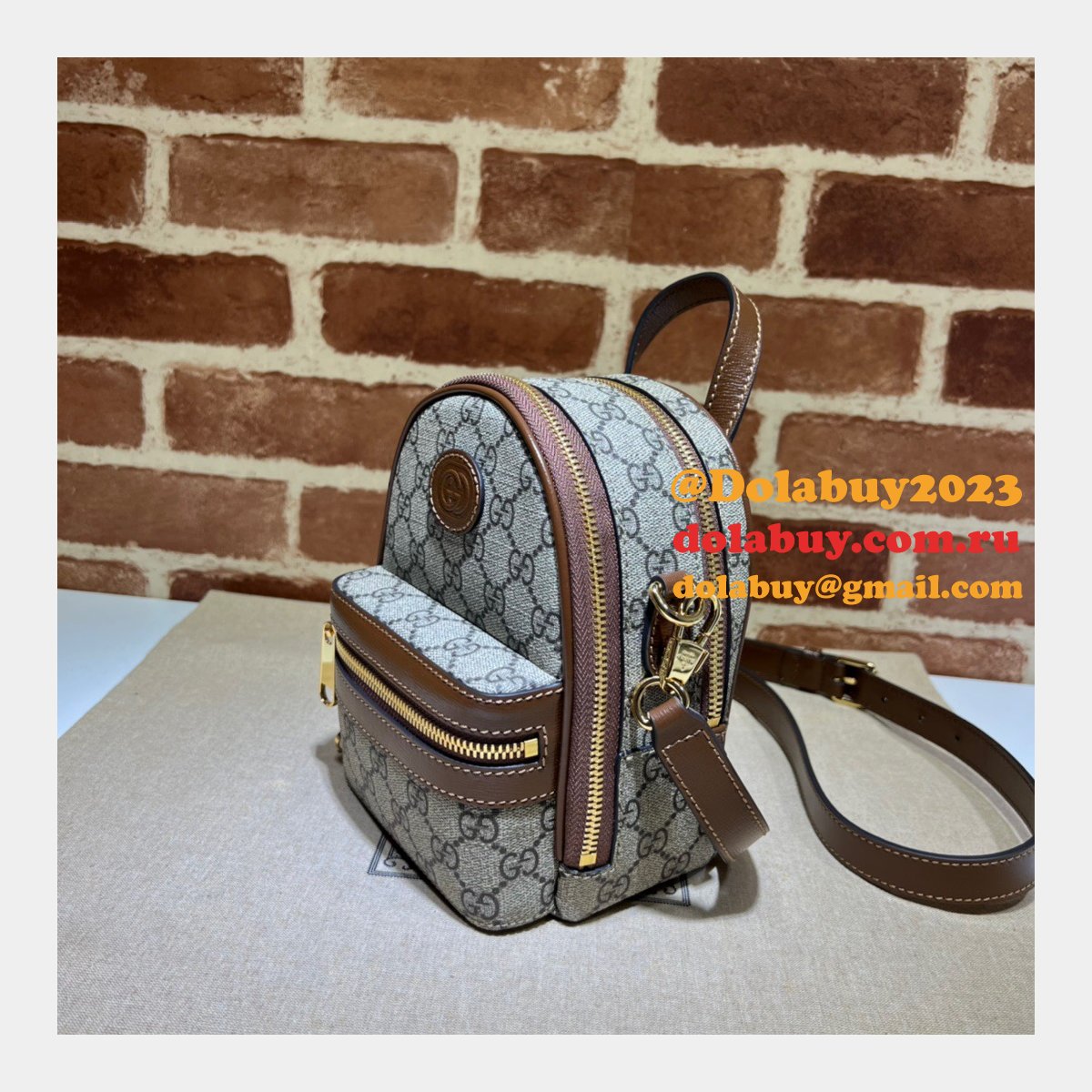 Gucci Fashion Multi-function Replica Bag 725654 Interlocking G