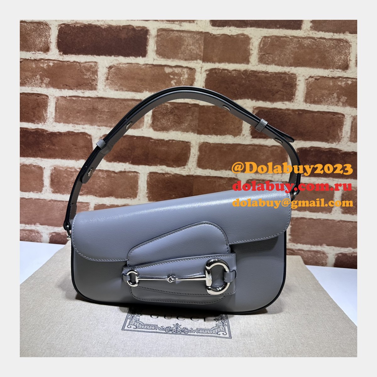 Gucci Copy Horsebit 1955 764155 Shoulder 1:1 Mirror Bag
