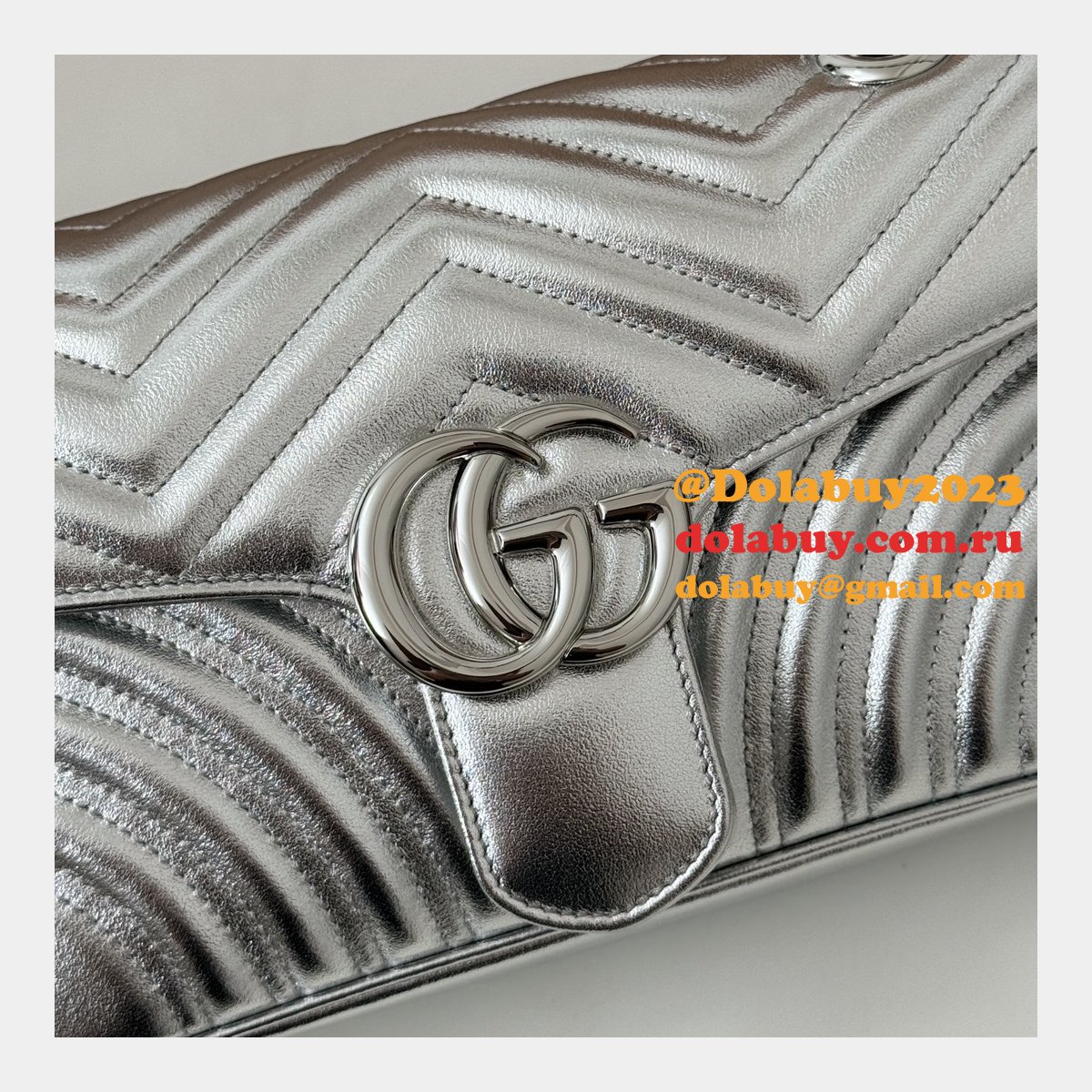 Inspired Gucci 443497 GG Marmont Small Shoulder Top Quality Bag