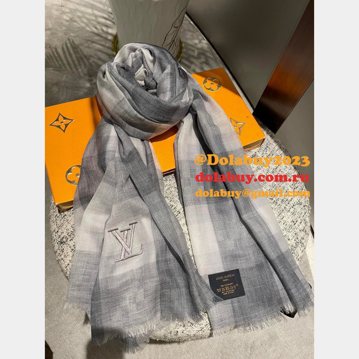 Luxury Best LV cashmere scarf