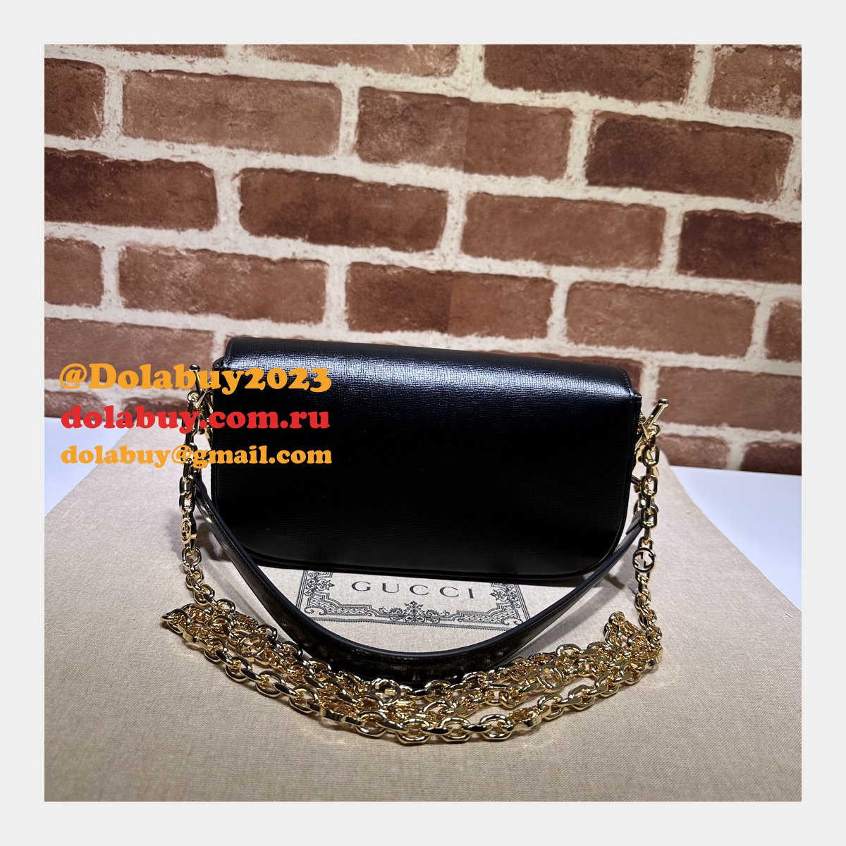 Replica Gucci Horsebit 1955 Shoulder Chain 735178 Designer Bag