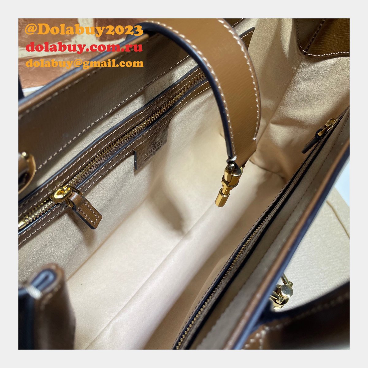 High Quality Replica Gucci 649016 Jackie 1961 Medium Tote Leather Bag