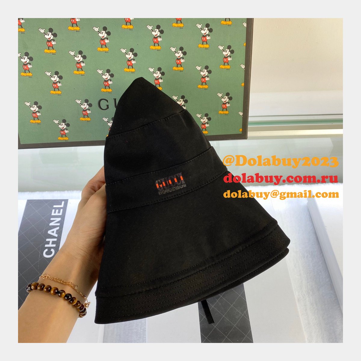 Luxury Gucci Foldable Simple fisherman hat