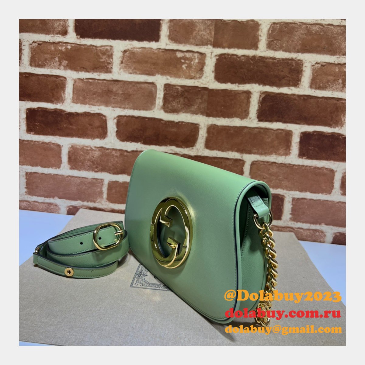 luxury 7 star G*u*i new blondie 699268 shoulder fake bag