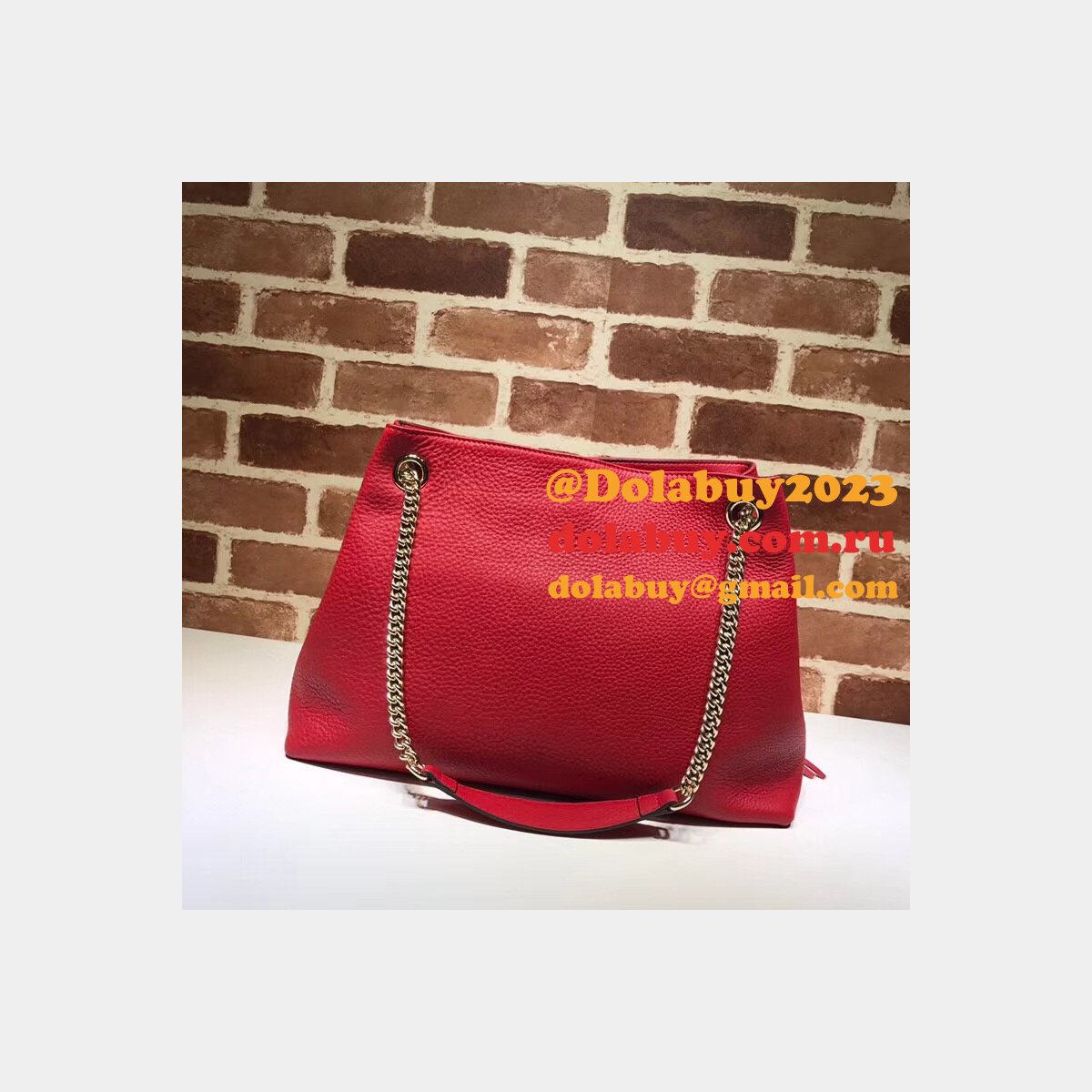 7 Star Gucci Replica Soho leather shoulder 308982 bag