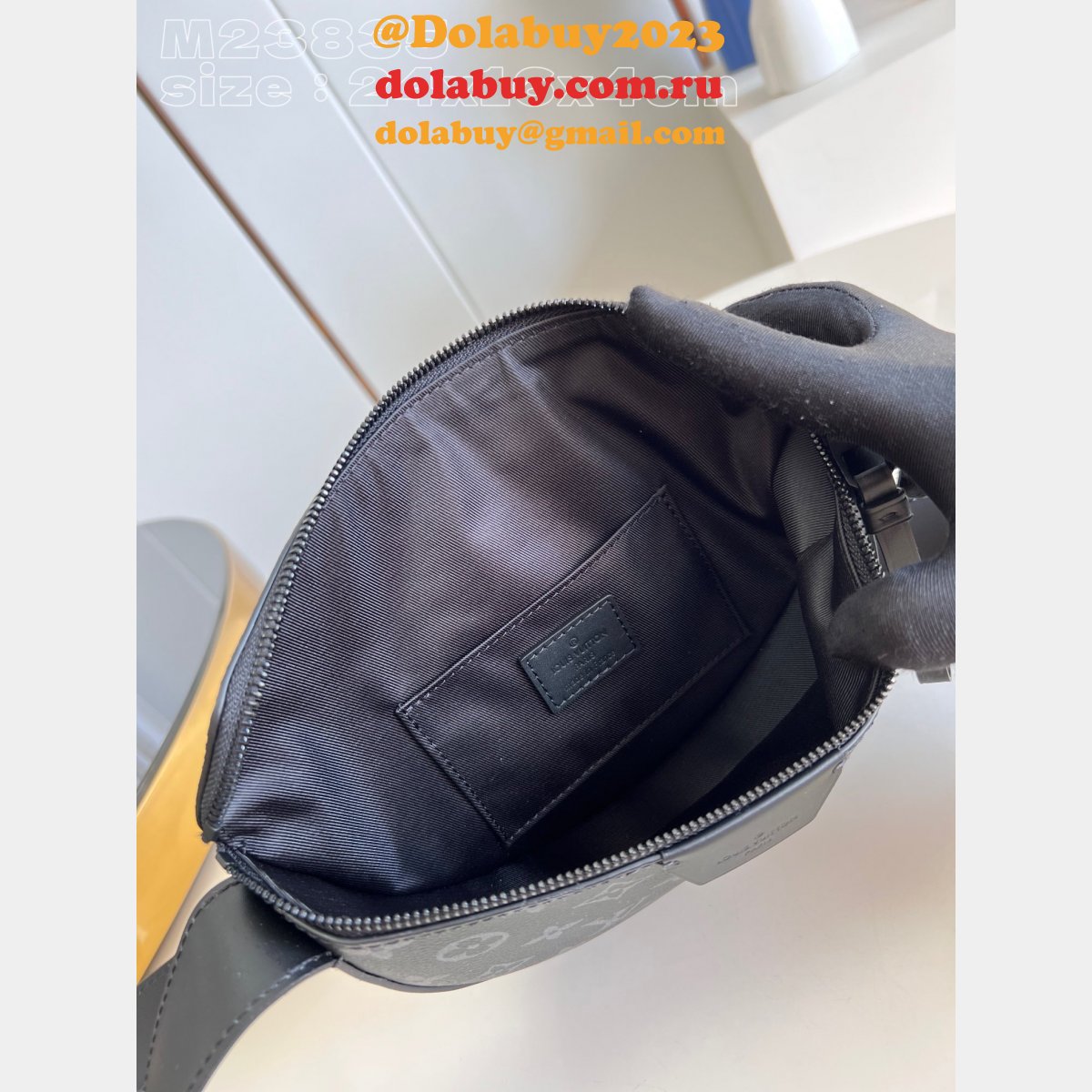 LV Moon Crossbody Monogram Eclipse M23835/M23838 Men Replicas Louis Vuitton Bag