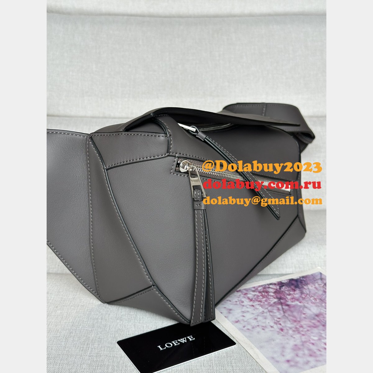 Top Quality Loewe Small Classic Calfskin Puzzle Belt Bag