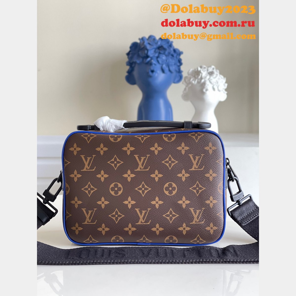 Louis Vuitton AAA+ LVS Replica S Lock Messenger M45863 Monogram