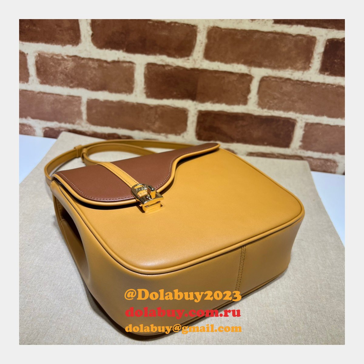 perfect G*u*i fake 740988 equestrian inspired shoulder bag