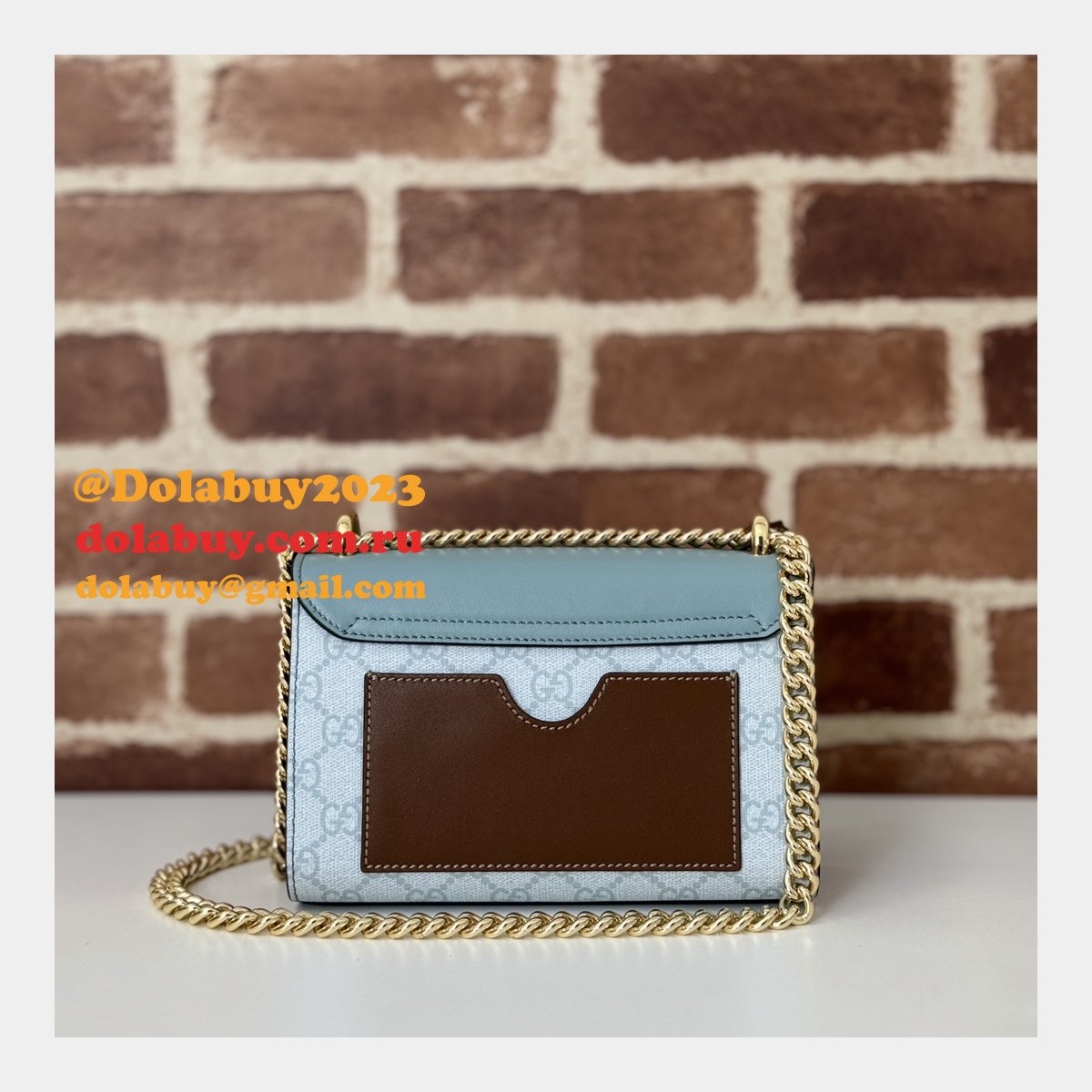 Luxury Padlock Gucci Copy GG Shoulder 409487 Bag