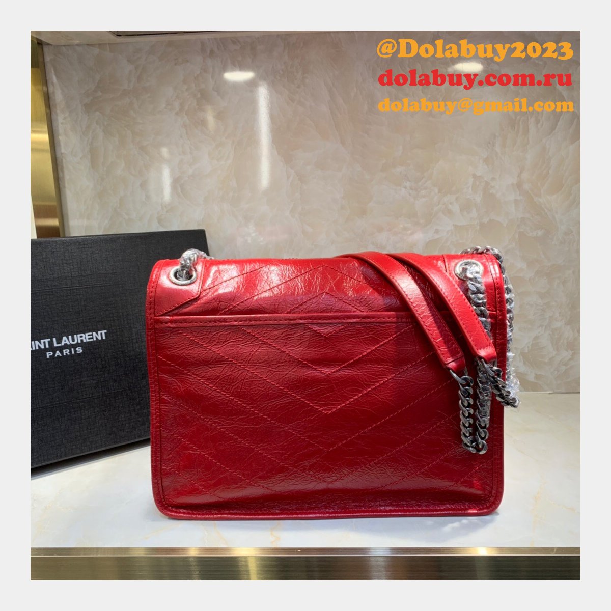 AAA+ Replica Saint Laurent Niki Shoulder 498894 Bag