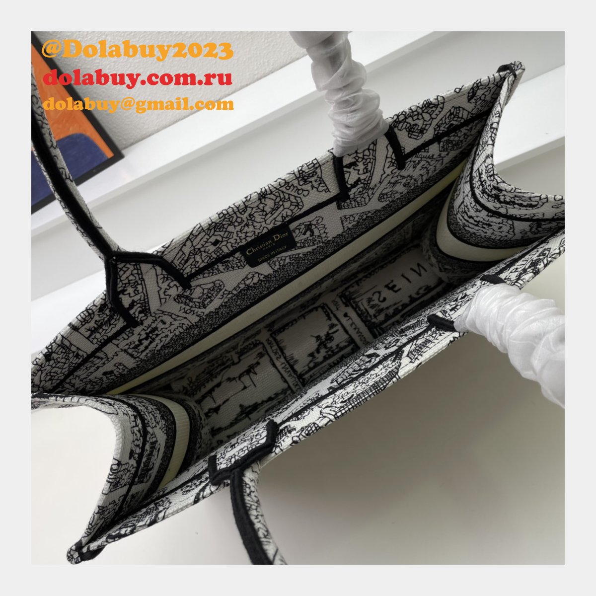 High Quality DIOR BOOK TOTE CHEAP REPLICA BAG