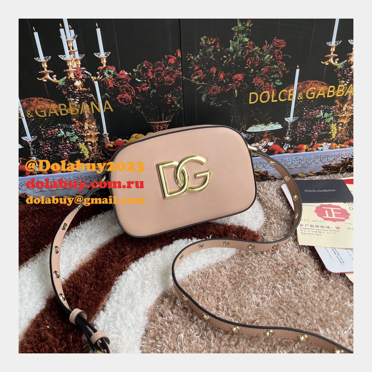 Factory Top Quality DG Logo Crossbody Dolce & Gabbana 3320 Copy Bags