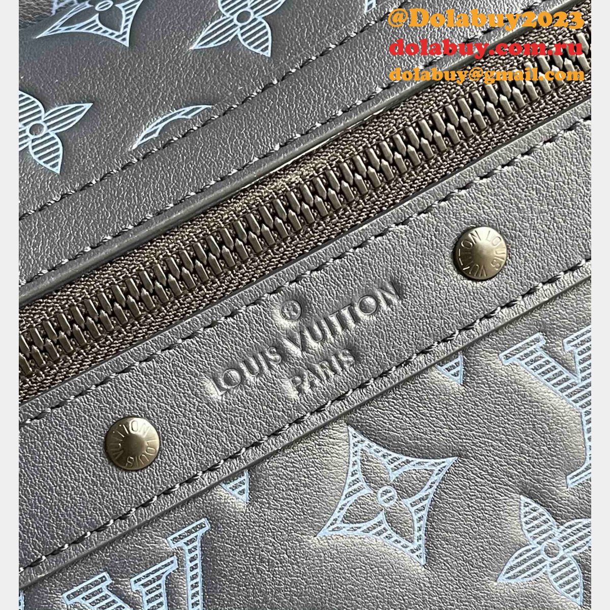 Louis Vuitton 7 Star Sprinter Backpack Monogram Shadow M45728 Blue Bags