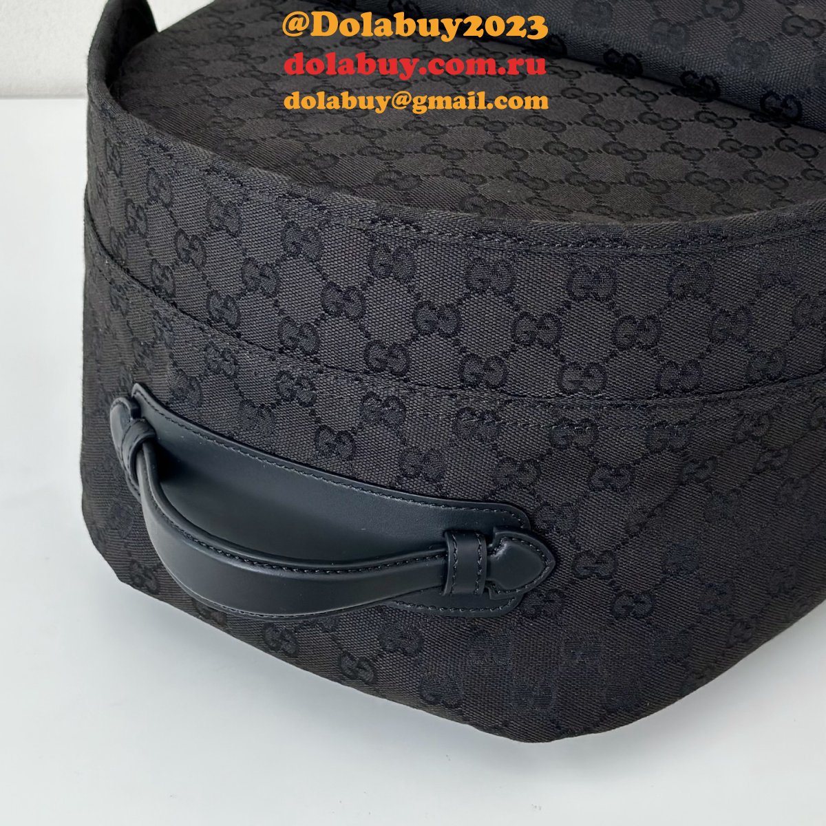Gucci Medium GG Backpack With Web Men 824624 Replica Bag