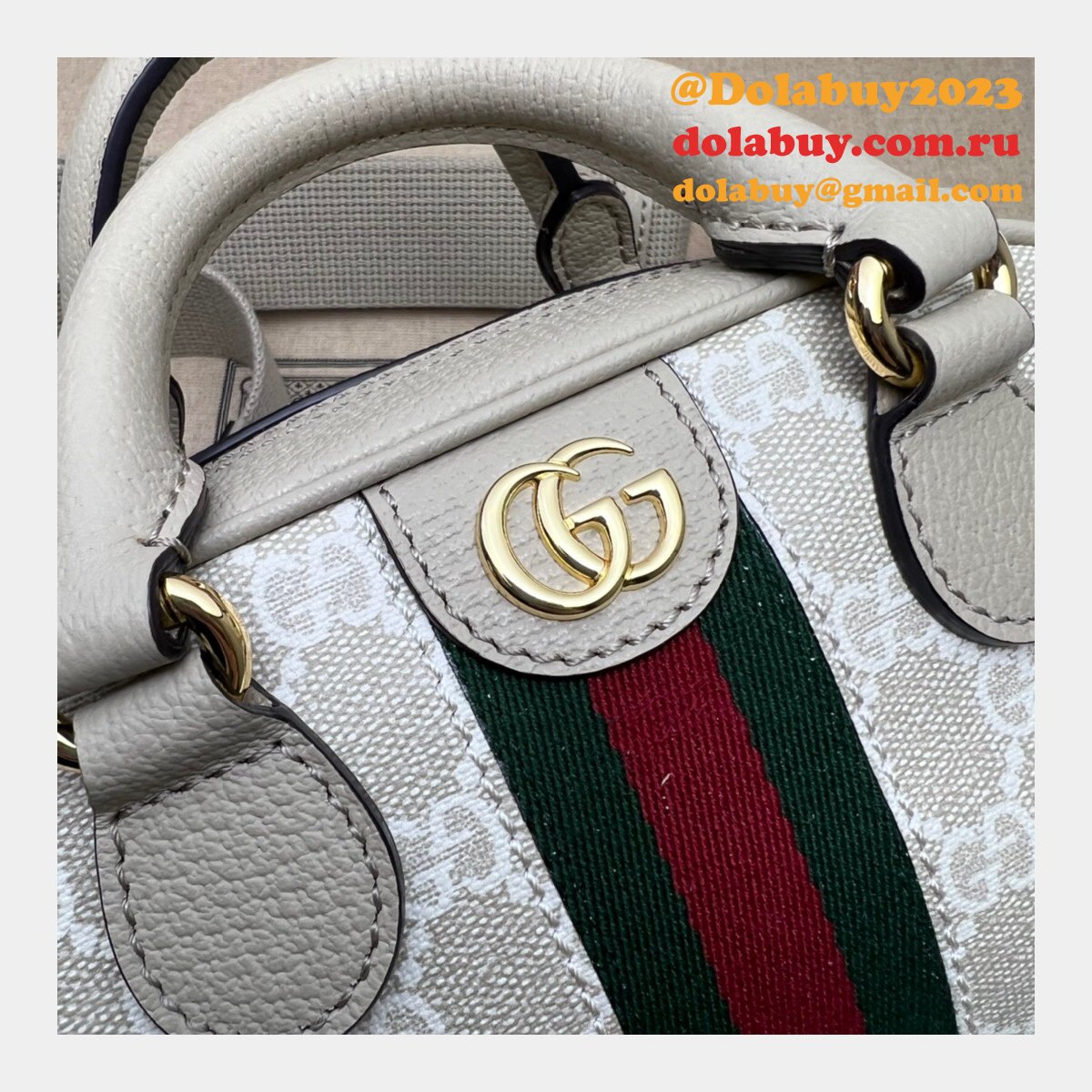 Gucci Designer Ophidia 724606 GG Top Handle Replica Bag