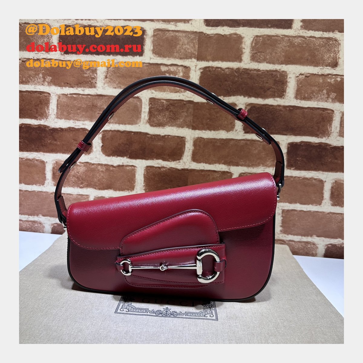 Gucci Copy Horsebit 1955 764155 Shoulder 1:1 Mirror Bag