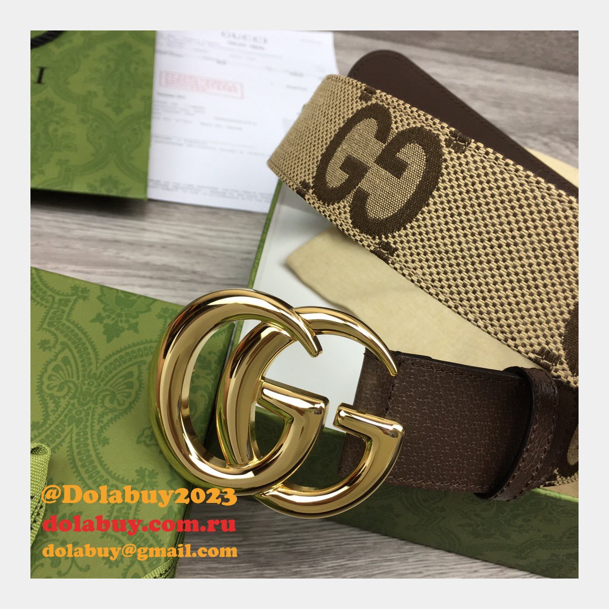 Shop 1:1 Image Mirror Gucci 3.8cm Belts Replica Bags