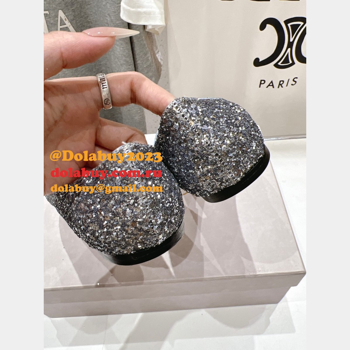 Wholesale Jimmy Choo High Heel Shoes Flat/6.5/8.5CM