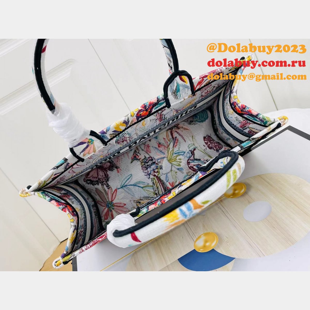 Designer CHRISTIAN DIOR CD BOOK TOTE 26.5/36/41.5CM BAGS