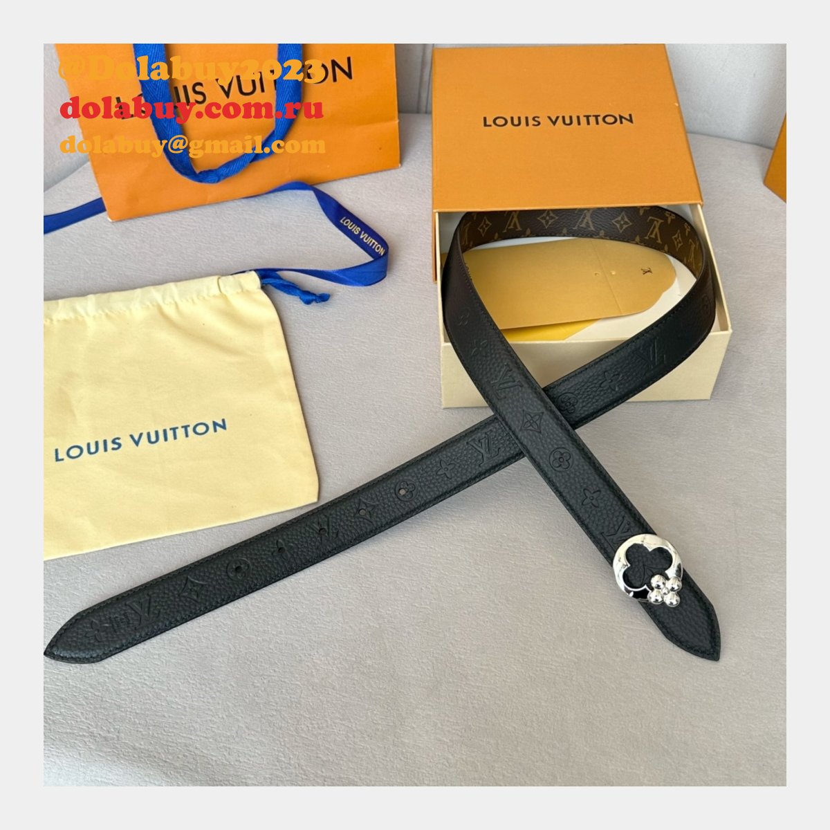 Wholesale LOUIS VUITTON Women Flowergram Belt 30MM