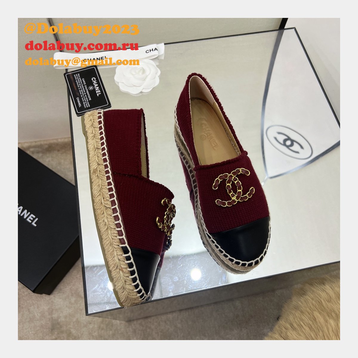 Duplicate CC Luxury ESPADRILLES SHOES