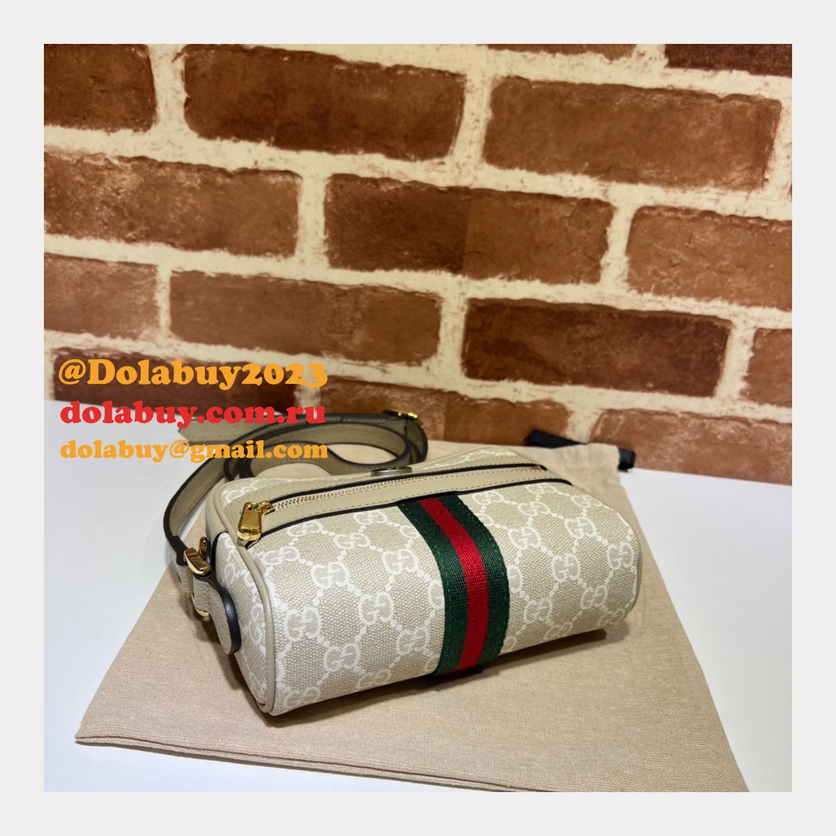 buying replica G*u*i 517350 gg supreme ophidia crossbody bag