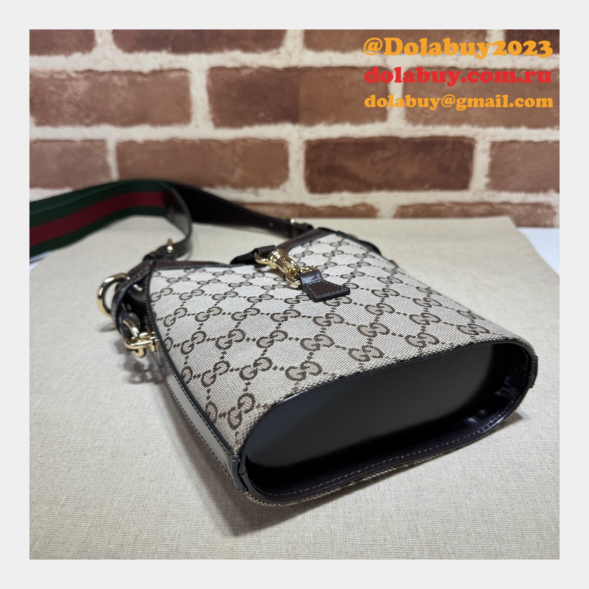 Original GG Small 782919 Gucci Designer Fake Bucket Bag