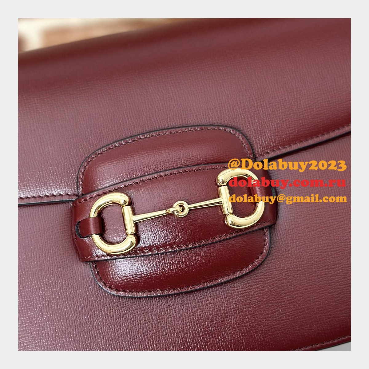 GG Supreme Duplicate Gucci 1955 Horsebit Shoulder 602204 Bag