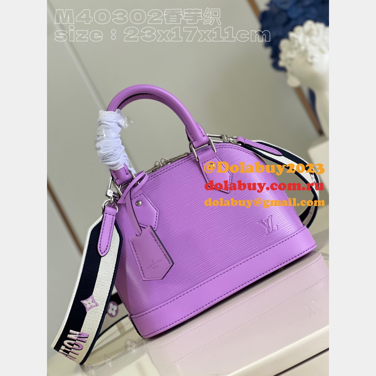 Perfect Louis Vuitton Alma M40302 Epi Leather Replica Handbag